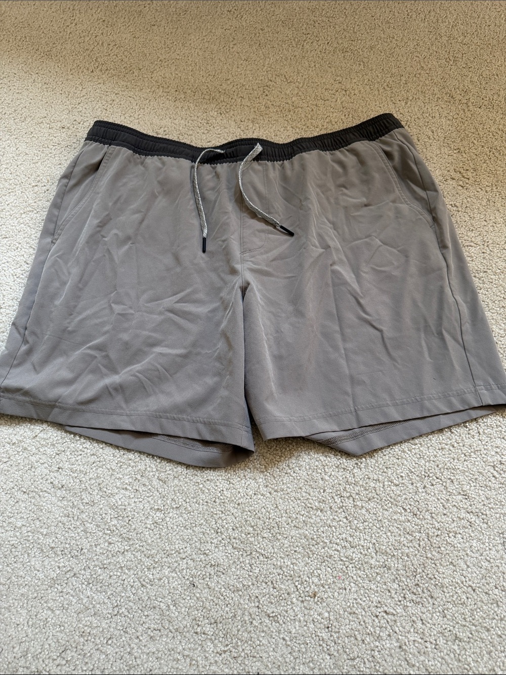FLX Men's Gray Athletic Drawstring Shorts size XL